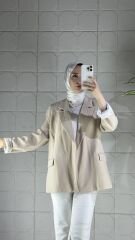 NEVA Model Ceket - Bej
