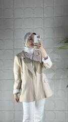NEVA Model Ceket - Bej