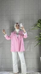 NEVA Model Ceket - Pembe