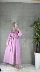 LIVI Model Gömlek Elbise - Pembe