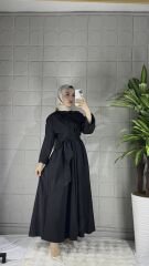 LIVI Model Gömlek Elbise - Siyah