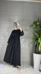 LIVI Model Gömlek Elbise - Siyah