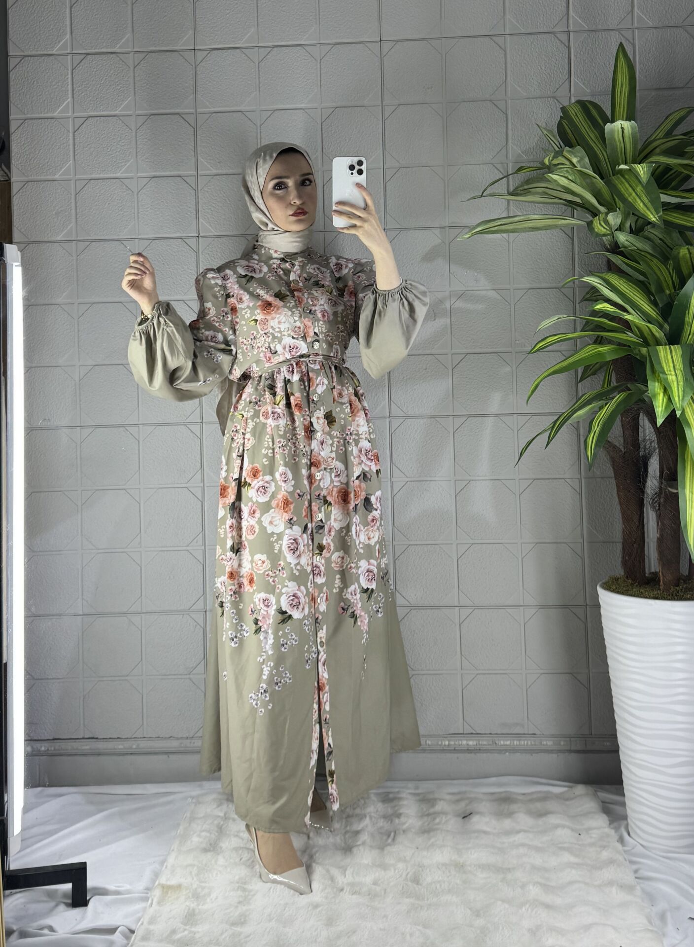 MOZA Çiçekli Elbise