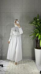 ELIN Model İncili Elbise - Beyaz