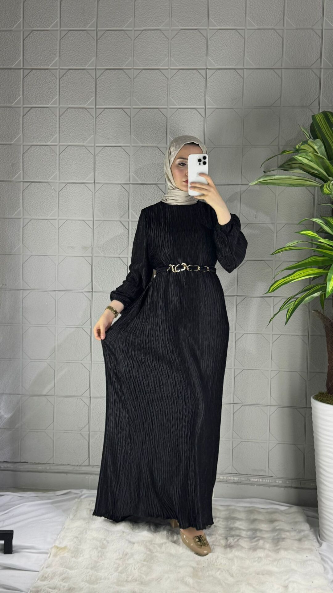 ŞIK Model Elbise - Siyah