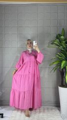 Tansel Model Elbise - Pembe