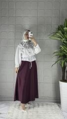SATEN Model Etek - Bordo