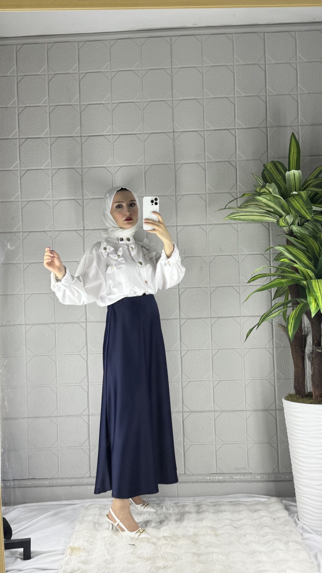SATEN Model Etek - Lacivert