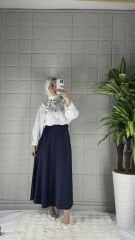 SATEN Model Etek - Lacivert