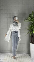 ZRA Model Pantolon - Açık Kot
