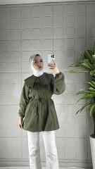 Poplin Model Tunik - Yeşil