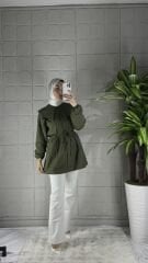 Poplin Model Tunik - Yeşil