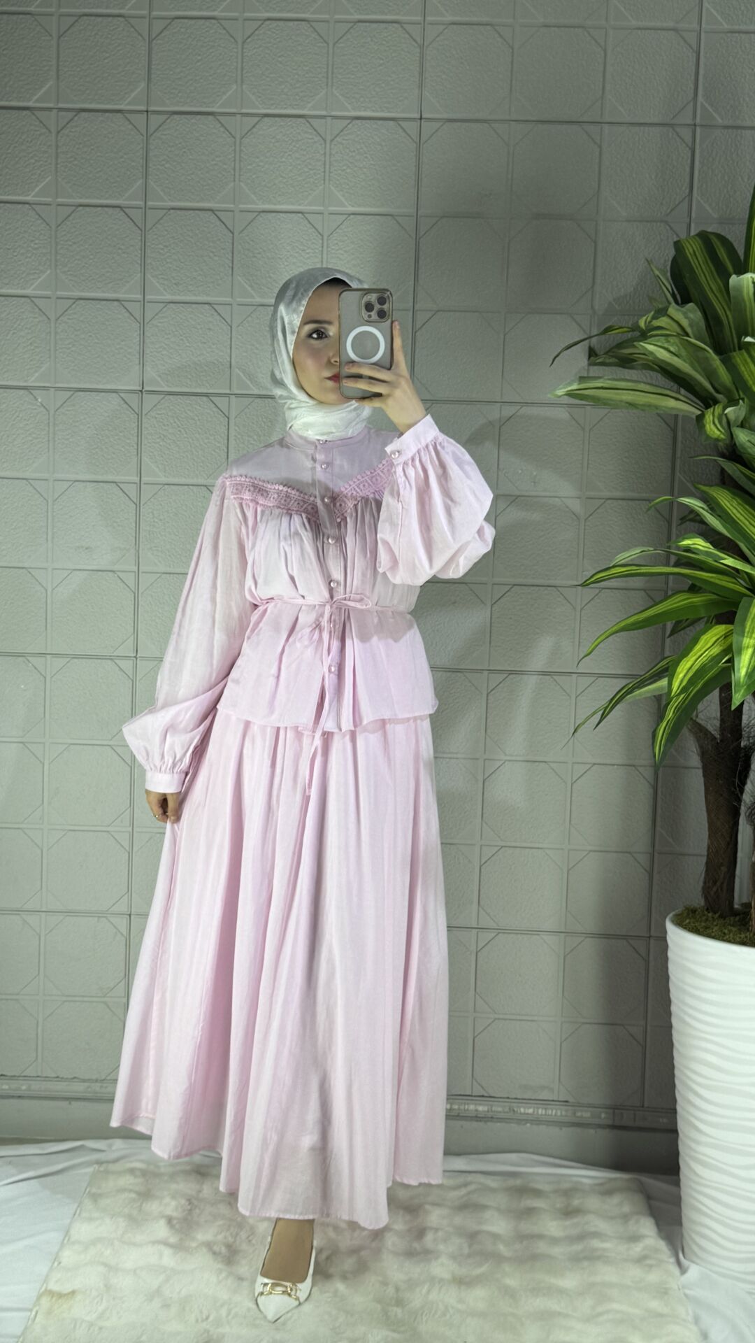 Serave Model Takım - Pembe